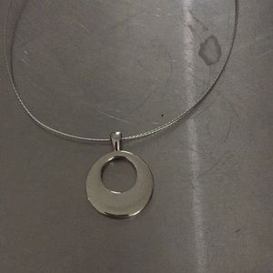 Lia Sophia circle pendant necklace